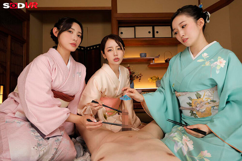 【13dsvr01855】美咲かんな×森沢かな×月野かすみ｜美人女将の見下し射精地獄！｜サンプル画像9枚目