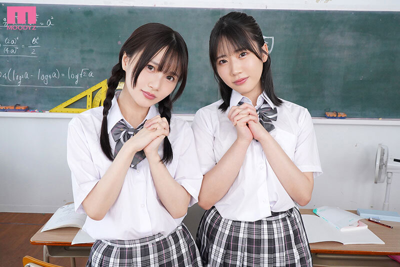 【mdvr00378】泉ももか×桜ゆの｜誘惑に負けて制服JKとハーレムSEX！｜サンプル画像6枚目