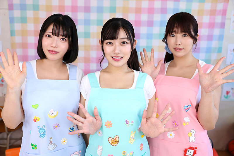 【savr01022】松本菜奈実×小梅えな×九井スナオ|巨乳お姉さんたちにハーレム中出しがエロすぎ!|サンプル画像5枚目