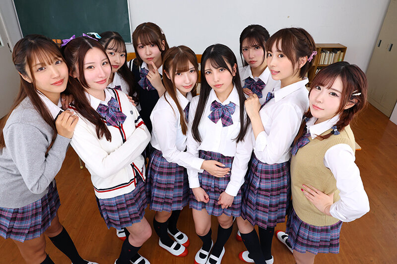 【urvrsp00492】逢沢みゆ｜制服JK美少女人気AV女優9名と中出ししまくり！｜サンプル画像2枚目