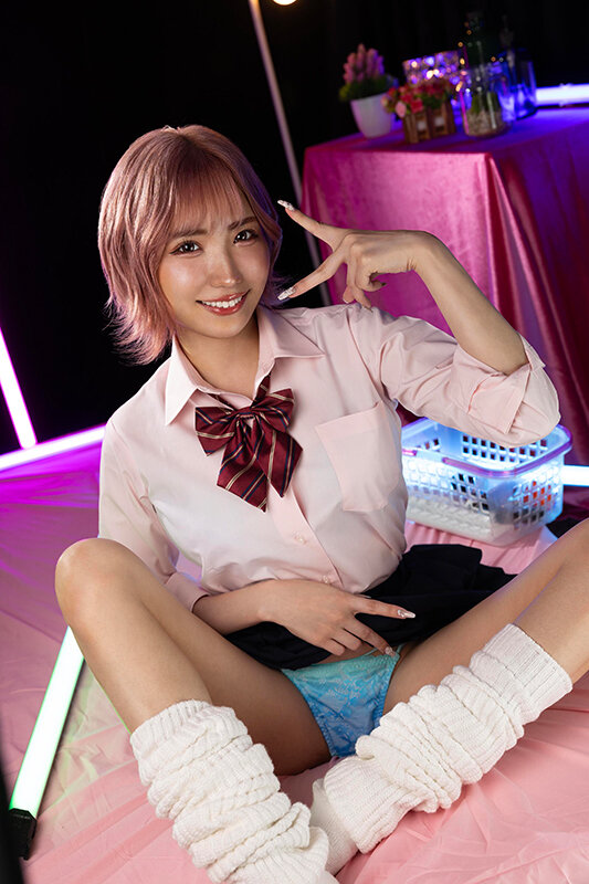 【vrkm01391】天井特化アングルVR ～ギャルJ〇リフレ～｜春陽モカ｜サンプル画像2枚目