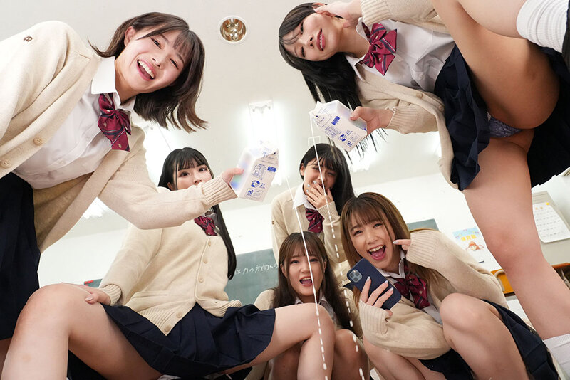 【vrkm01797】花狩まい×胡桃さくら｜生意気なパイパンJKを洗脳して中出し！｜サンプル画像6枚目